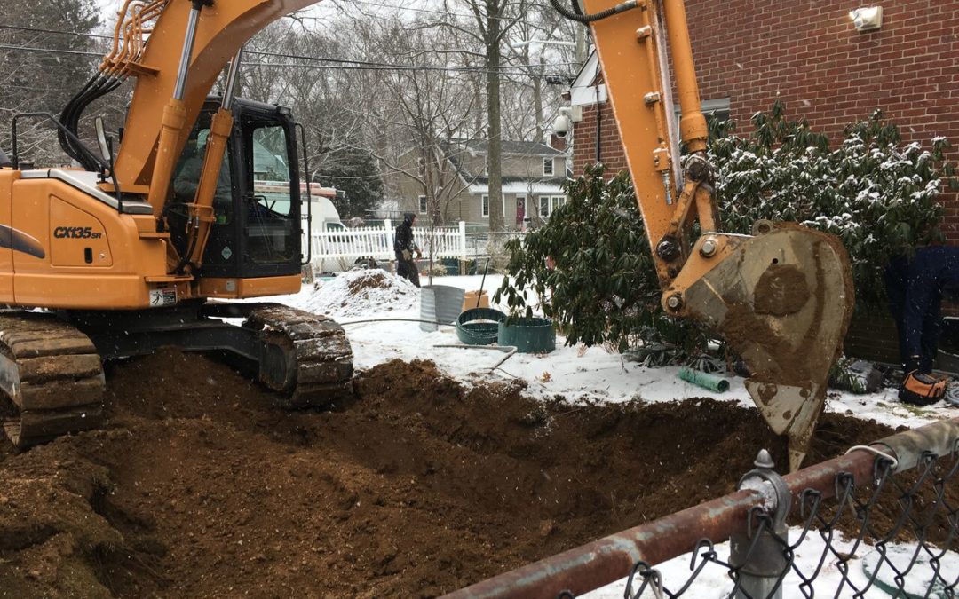 Digging near fence