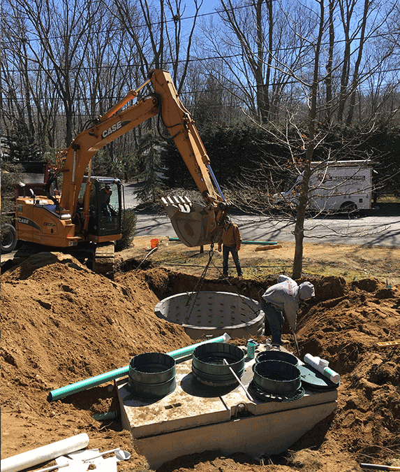 Drainage System Is Installed