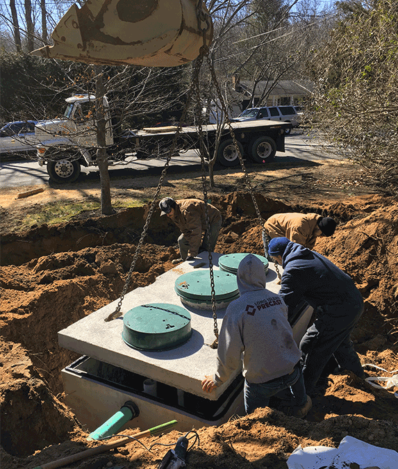 The Tank Cover Is Placed