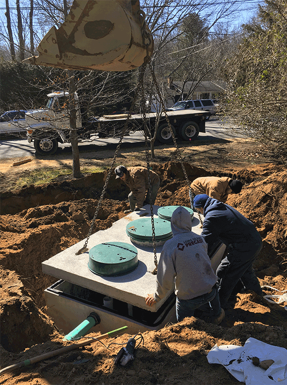 The Tank Cover Is Placed