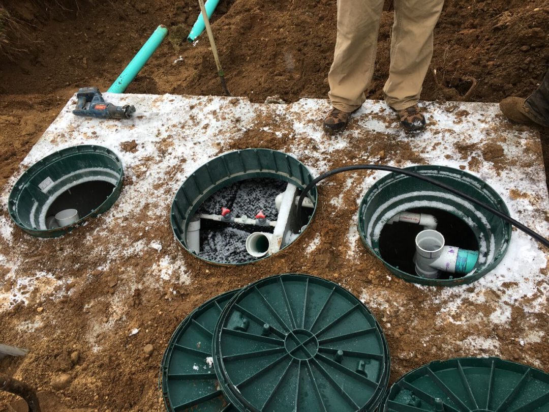View of the Tank Without Riser Covers